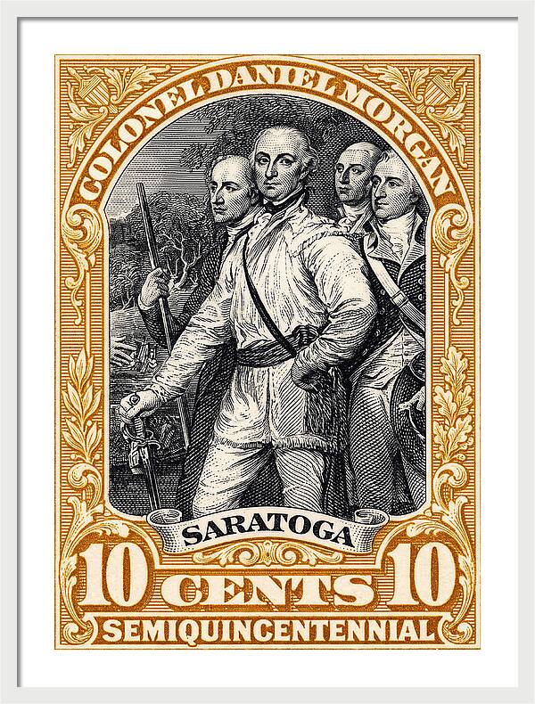 Col. Daniel Morgan 10c - Framed Print