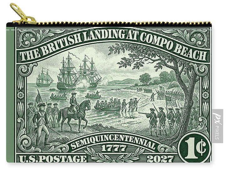 Compo Beach Westport 1c - Zip Pouch