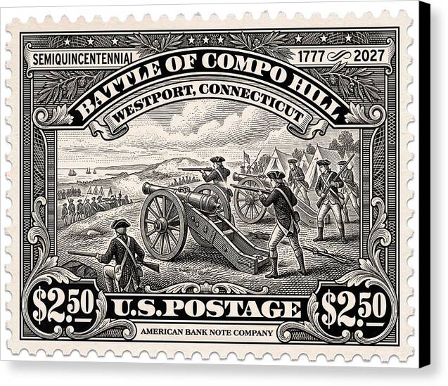 Compo Hill $2.50 - Canvas Print