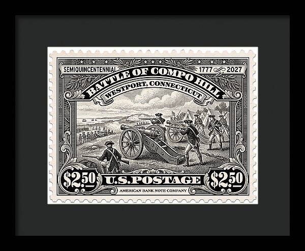 Compo Hill $2.50 - Framed Print