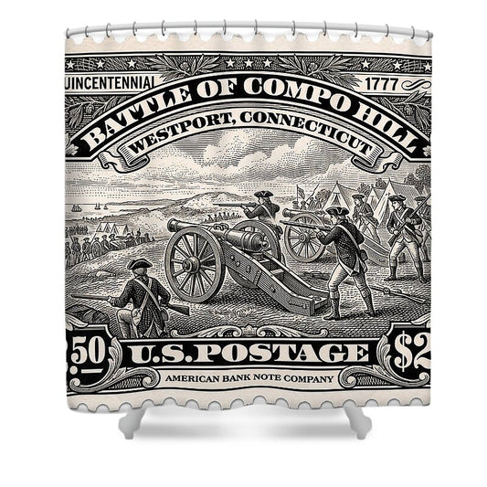 Compo Hill $2.50 - Shower Curtain