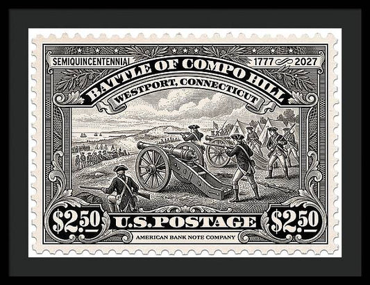 Compo Hill $2.50 - Framed Print