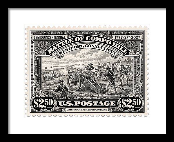 Compo Hill $2.50 - Framed Print
