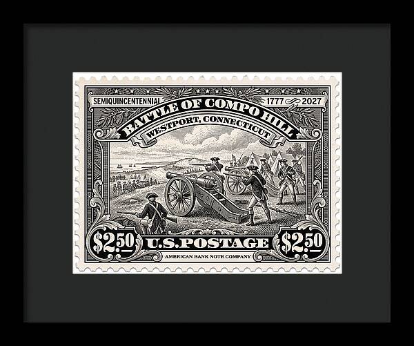 Compo Hill $2.50 - Framed Print