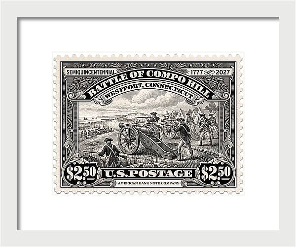 Compo Hill $2.50 - Framed Print
