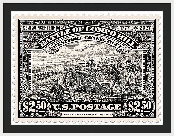 Compo Hill $2.50 - Framed Print