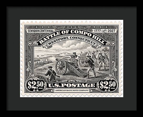 Compo Hill $2.50 - Framed Print