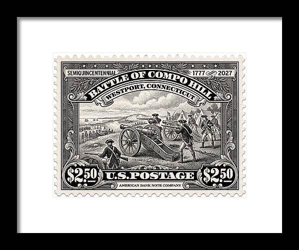 Compo Hill $2.50 - Framed Print