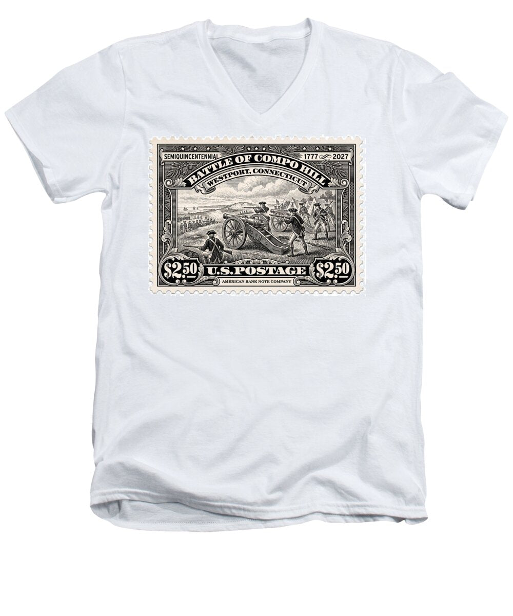 Compo Hill $2.50 - Men's V-Neck T-Shirt