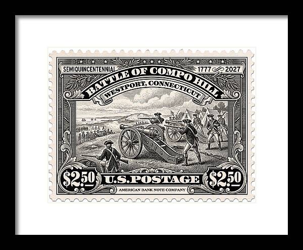 Compo Hill $2.50 - Framed Print