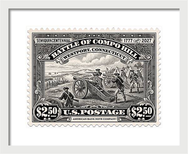 Compo Hill $2.50 - Framed Print