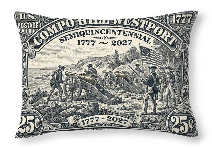 Compo Hill 25c - Throw Pillow