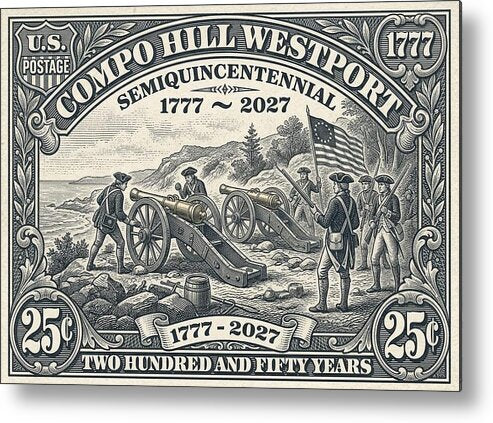 Compo Hill 25c - Metal Print