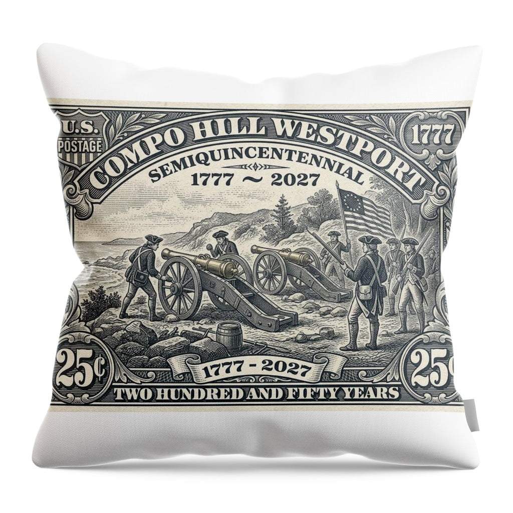 Compo Hill 25c - Throw Pillow
