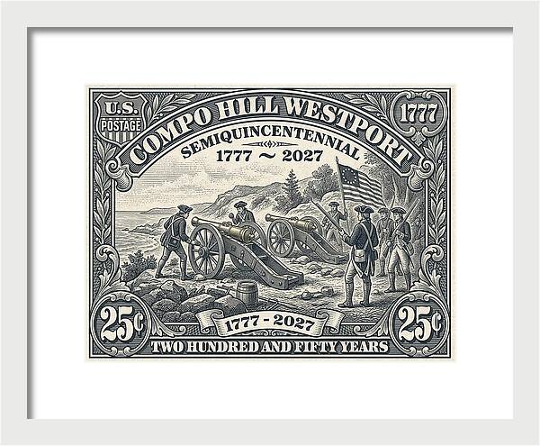 Compo Hill 25c - Framed Print