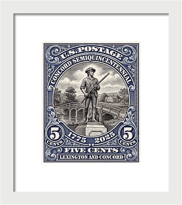 Concord 5c - Framed Print