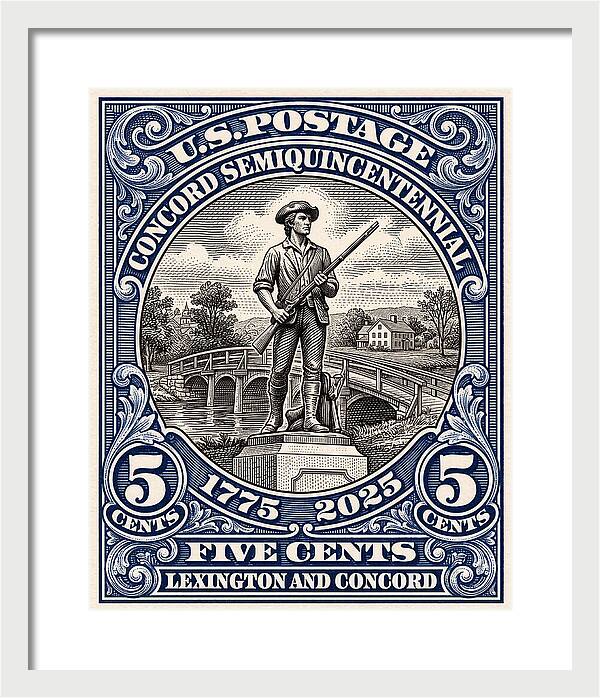 Concord 5c - Framed Print