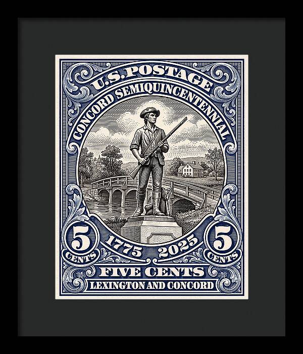 Concord 5c - Framed Print