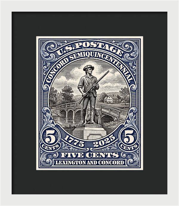 Concord 5c - Framed Print