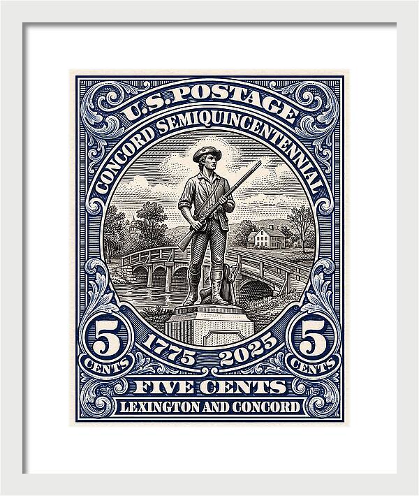 Concord 5c - Framed Print