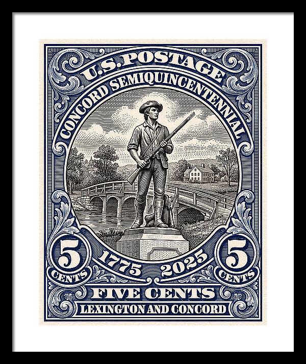 Concord 5c - Framed Print