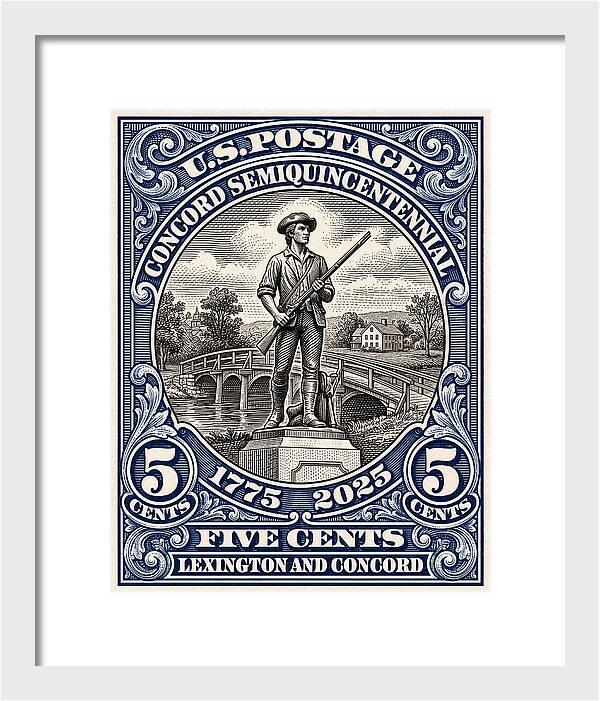 Concord 5c - Framed Print