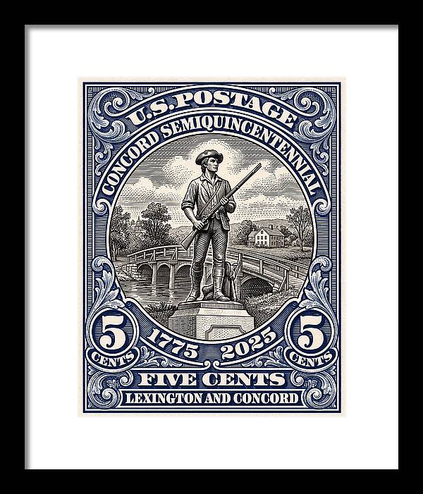 Concord 5c - Framed Print