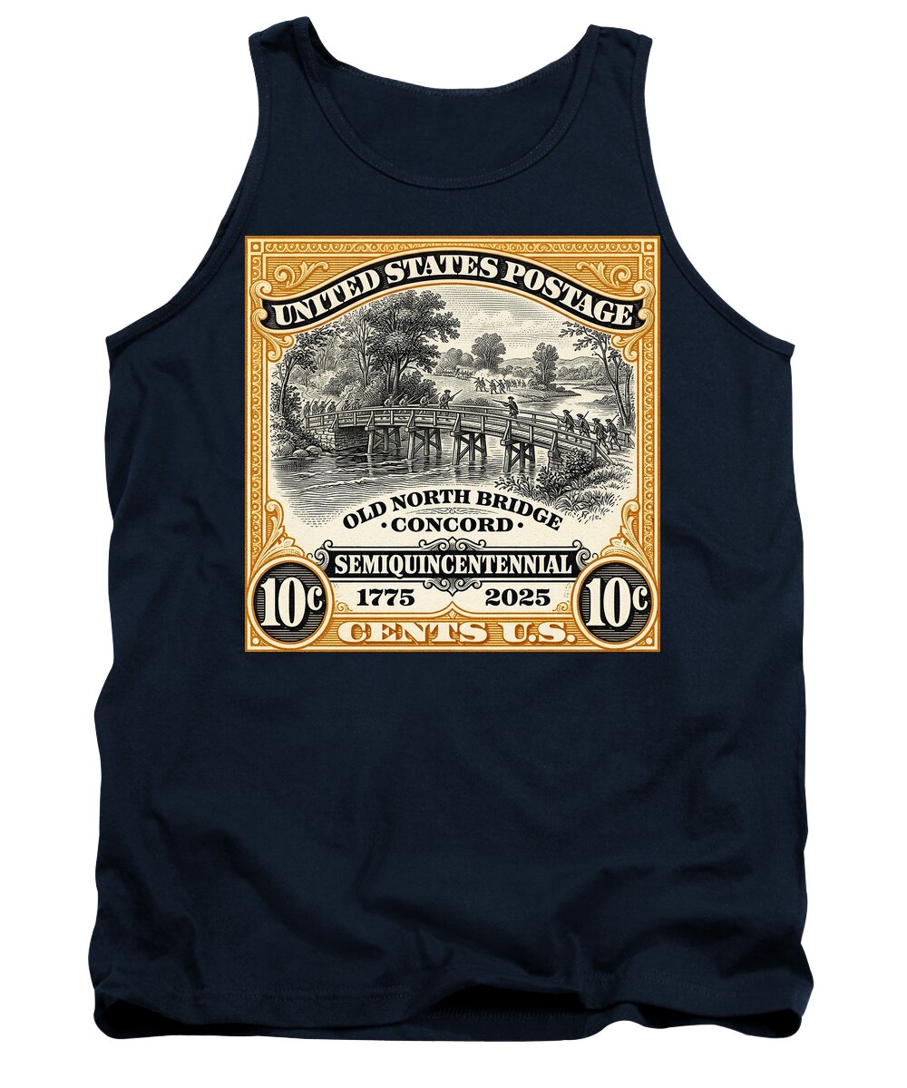Concord Old North Bridge 10c - Tank Top