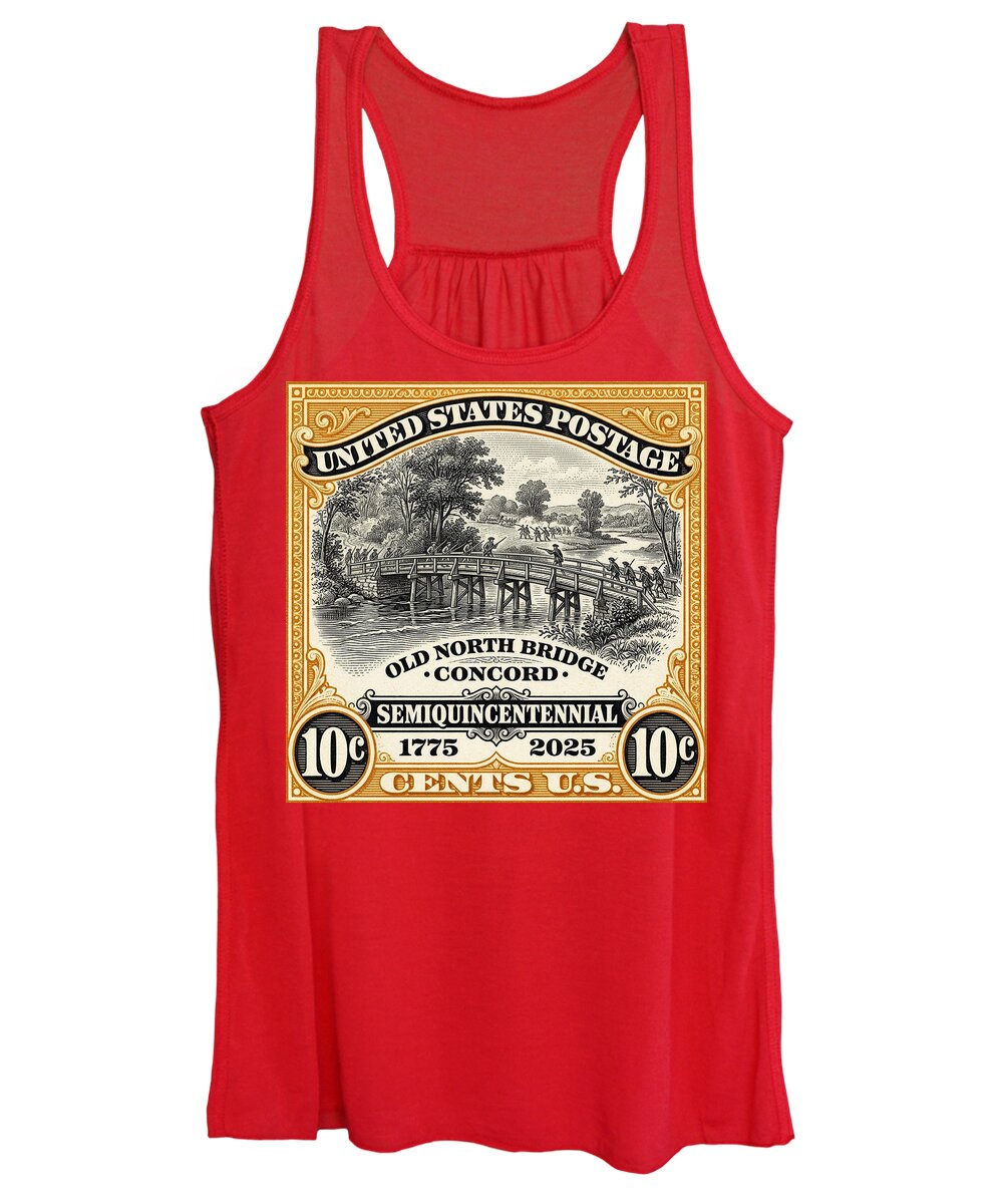 Concord Old North Bridge 10c - Women's Tank Top