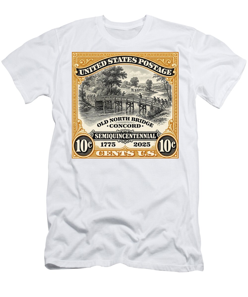 Concord Old North Bridge 10c - T-Shirt
