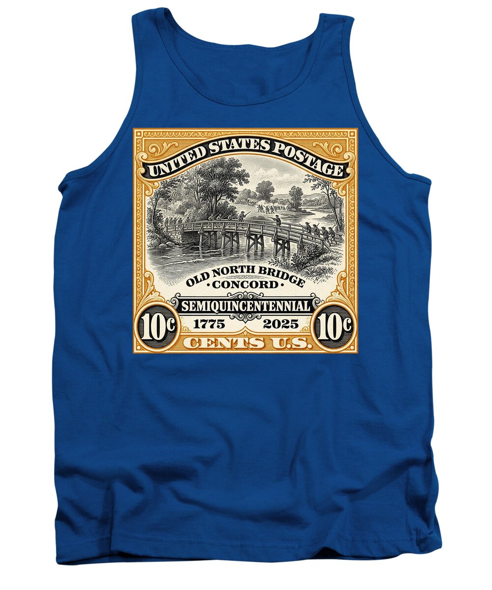Concord Old North Bridge 10c - Tank Top