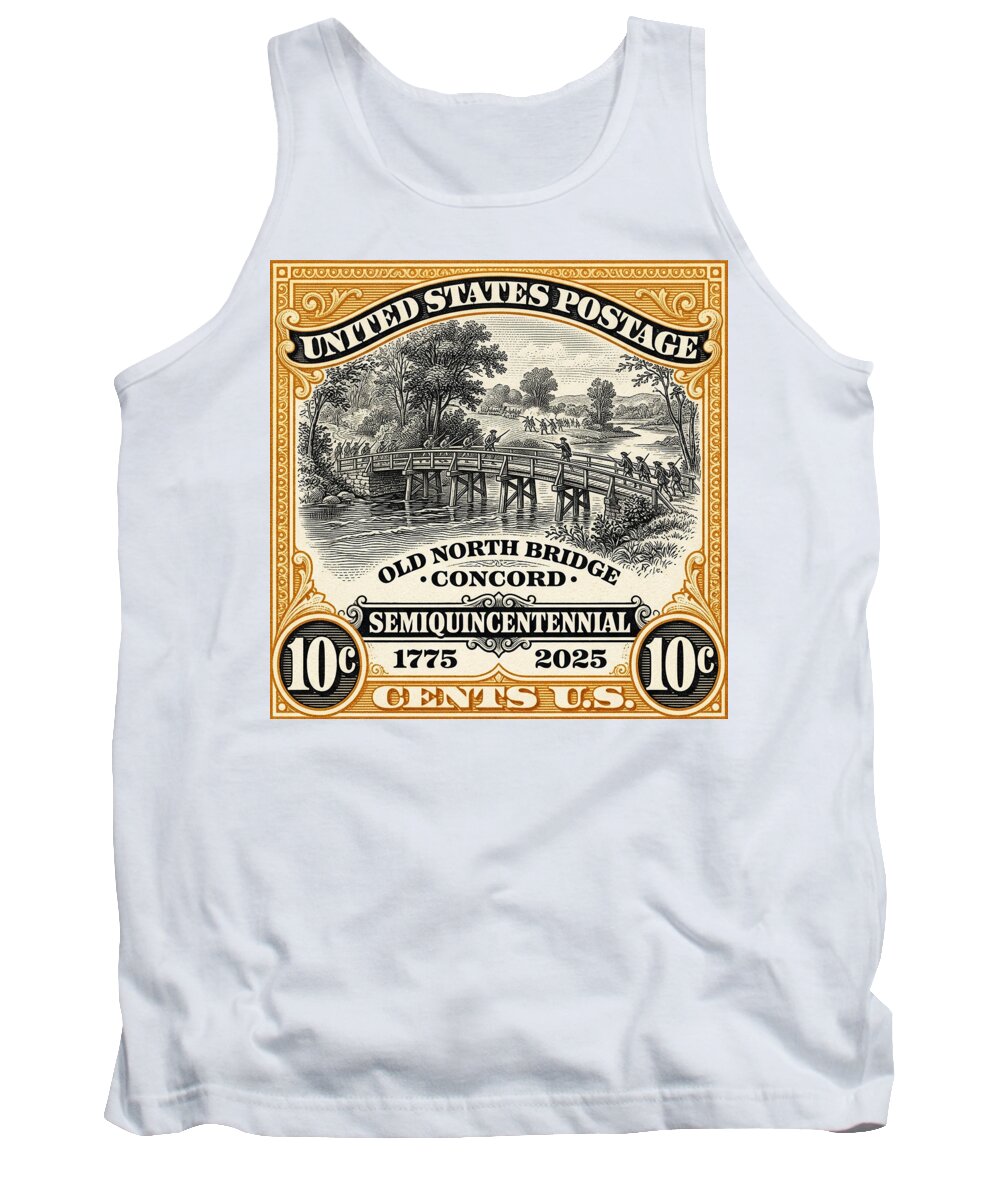Concord Old North Bridge 10c - Tank Top