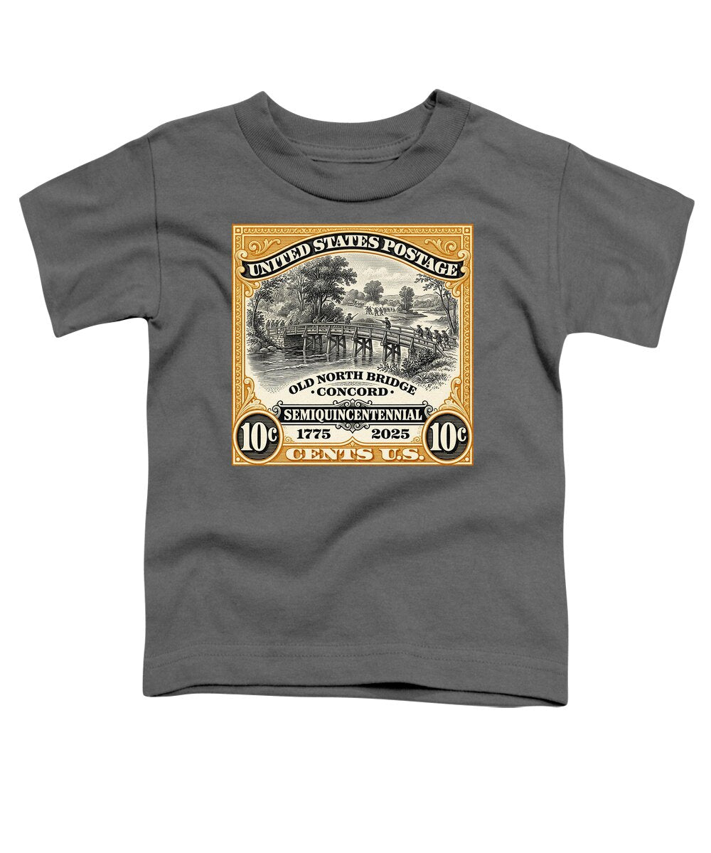 Concord Old North Bridge 10c - Toddler T-Shirt