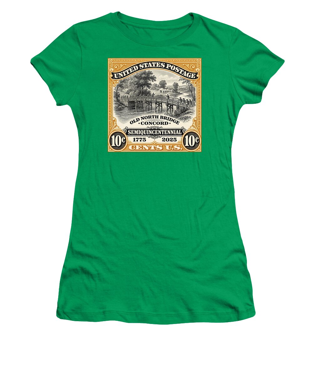 Concord Old North Bridge 10c - Women's T-Shirt