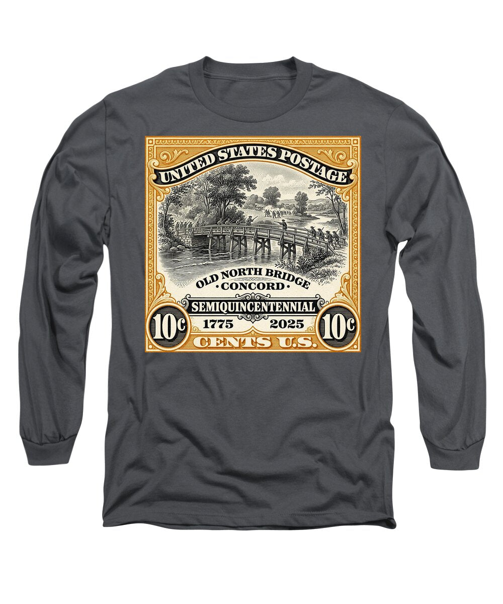 Concord Old North Bridge 10c - Long Sleeve T-Shirt