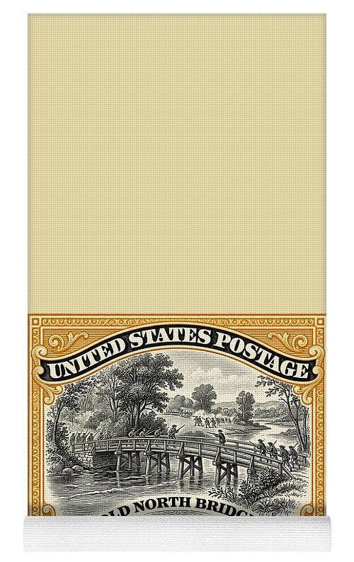 Concord Old North Bridge 10c - Yoga Mat