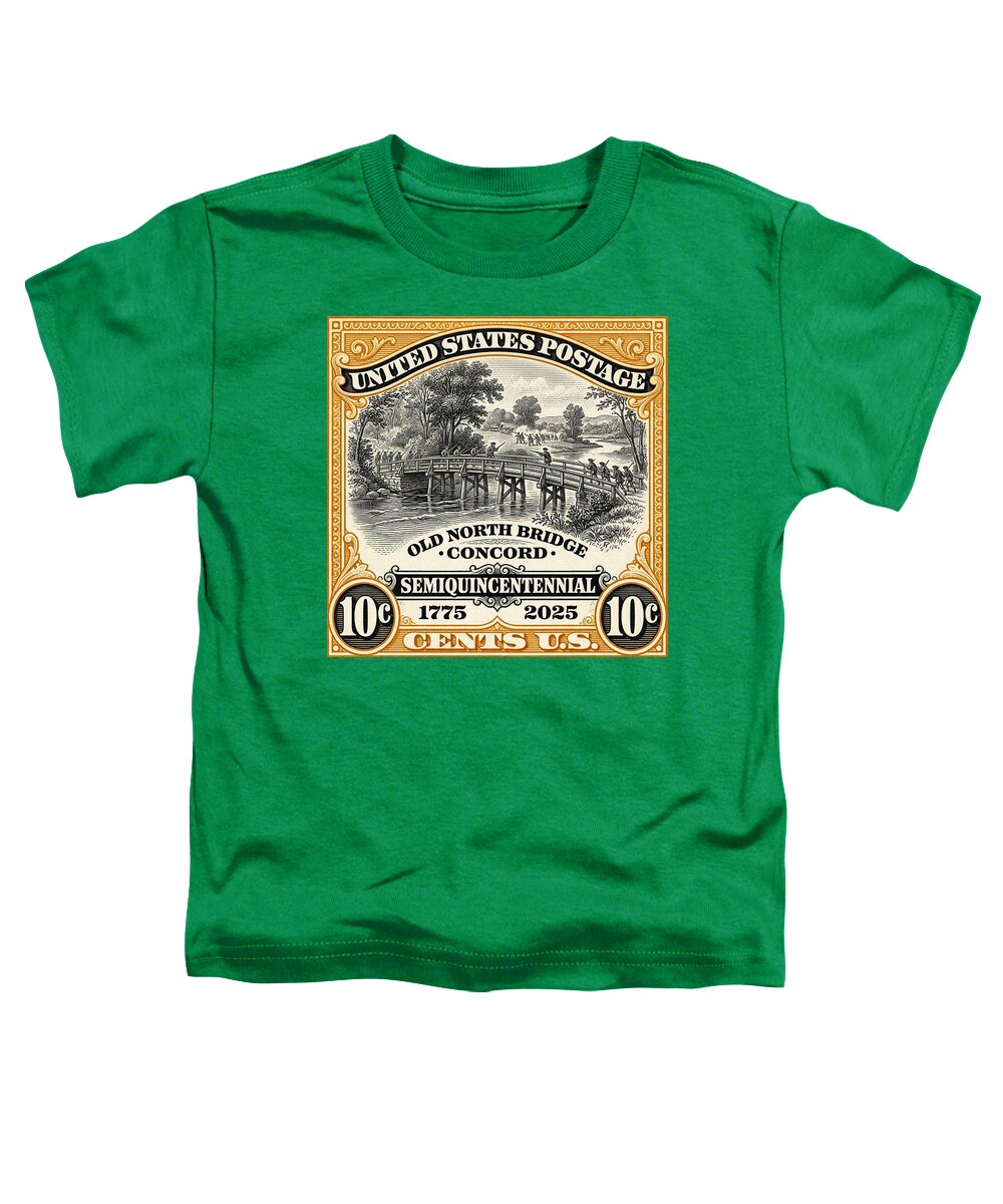 Concord Old North Bridge 10c - Toddler T-Shirt