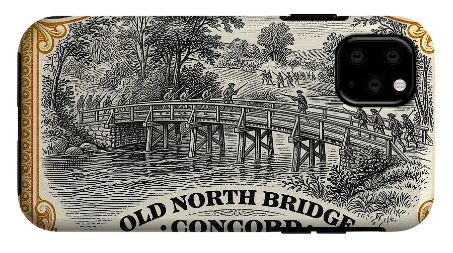 Concord Old North Bridge 10c - Phone Case