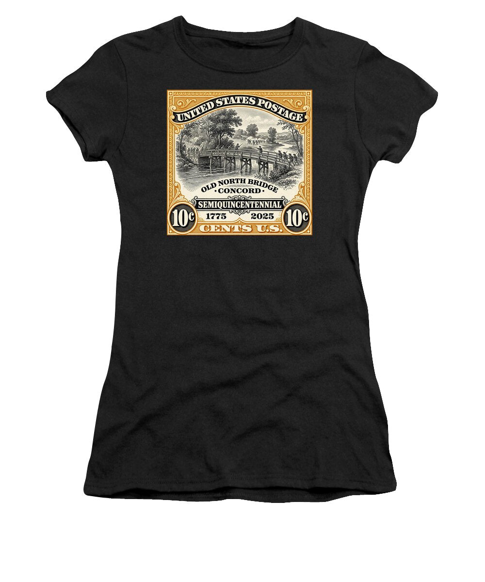 Concord Old North Bridge 10c - Women's T-Shirt