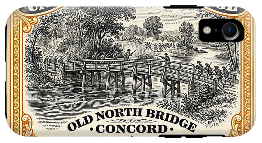 Concord Old North Bridge 10c - Phone Case