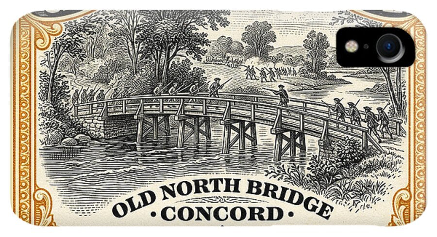 Concord Old North Bridge 10c - Phone Case