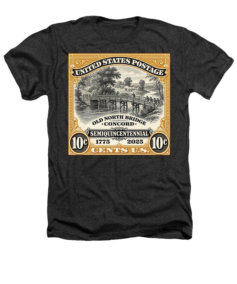 Concord Old North Bridge 10c - Heathers T-Shirt