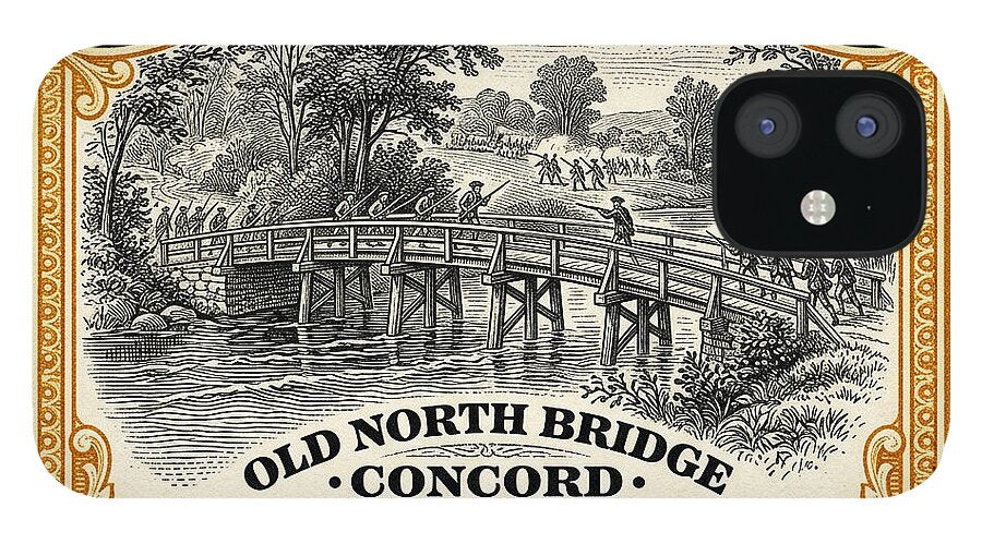 Concord Old North Bridge 10c - Phone Case