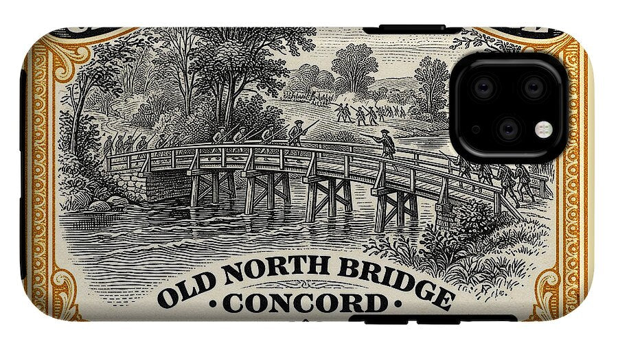 Concord Old North Bridge 10c - Phone Case