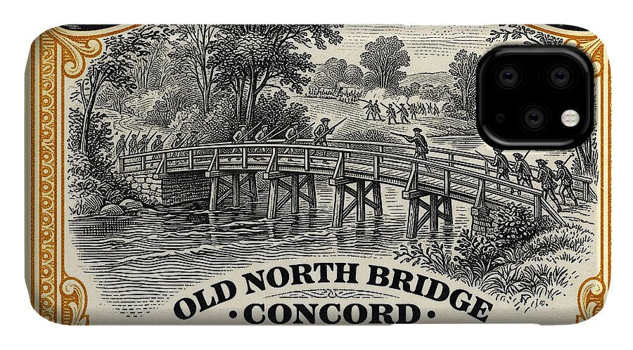 Concord Old North Bridge 10c - Phone Case
