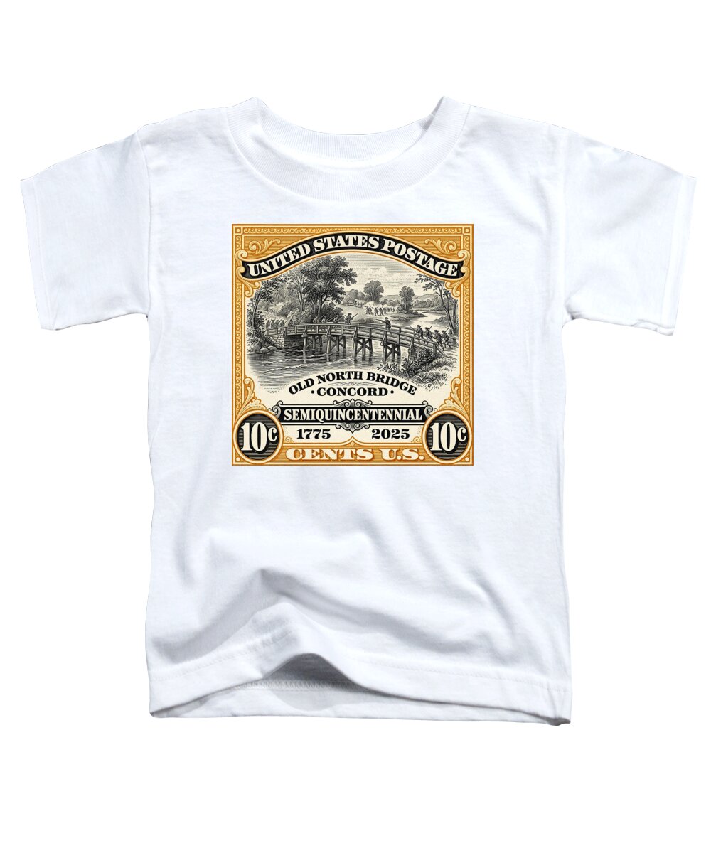 Concord Old North Bridge 10c - Toddler T-Shirt