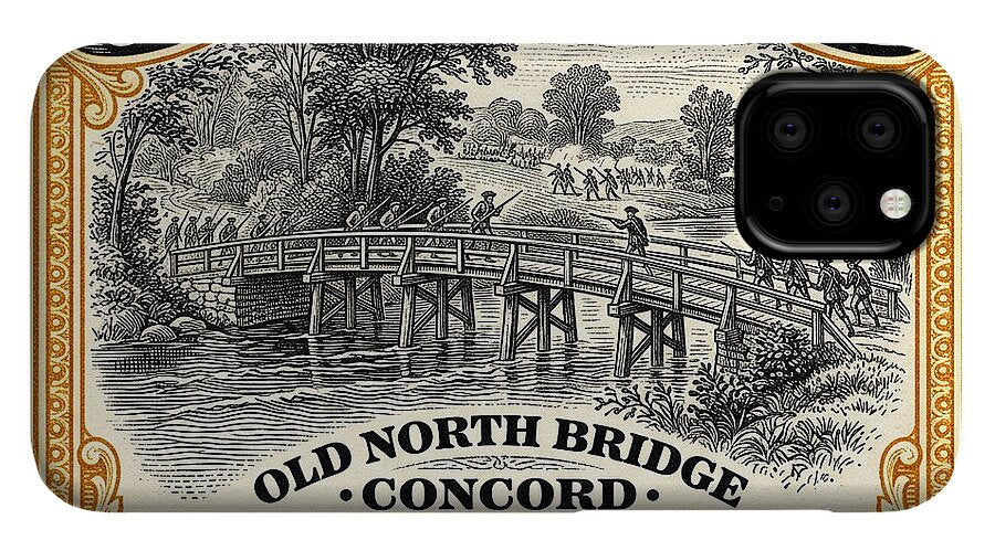 Concord Old North Bridge 10c - Phone Case