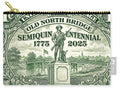 Concord Old North Bridge 1c - Zip Pouch