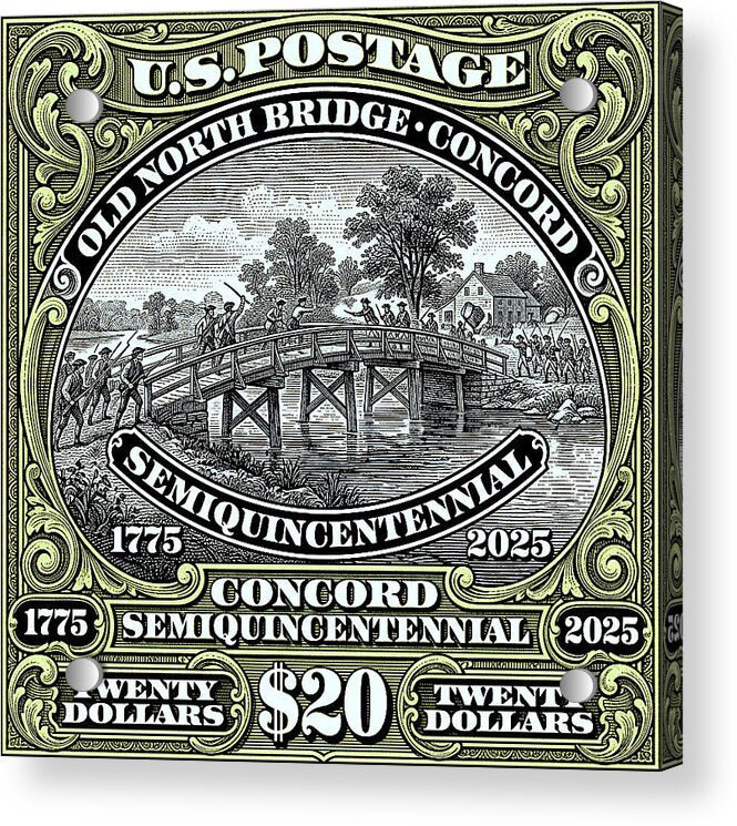 Concord Old North Bridge $20 - Acrylic Print
