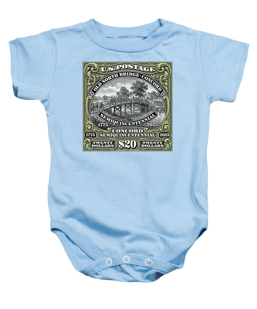 Concord Old North Bridge $20 - Baby One-Piece
